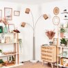 Soungou Staande lamp Nikkel mat, Zwart, Wit, 3-lichts