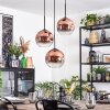 Ripoll Hanglamp, Kogellampje, Cluster hanglamp Duidelijk, Koperkleurig, 3-lichts