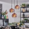 Koyoto Hanglamp, Kogellampje, Cluster hanglamp Duidelijk, Koperkleurig, 3-lichts Koyoto Hanglamp, Kogellampje, Cluster hanglamp Duidelijk, Koperkleurig, 3-lichts