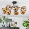 Ripoll Plafondlamp, Kogellampje Goud, Duidelijk, 7-lichts