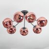 Ripoll Plafondlamp, Kogellampje Koperkleurig, 7-lichts