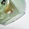 Ripoll Plafondlamp, Kogellampje Blauw, Goud, Groen, 7-lichts
