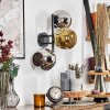 Ripoll Kogellampje, Wandlamp Chroom, Goud, Rookkleurig, 3-lichts