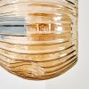 Ripoll Kogellampje, Wandlamp Amber, Duidelijk, Rookkleurig, 3-lichts