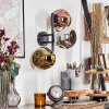 Ripoll Kogellampje, Wandlamp Chroom, Goud, Koperkleurig, Rookkleurig, 3-lichts