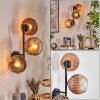 Ripoll Kogellampje, Wandlamp Duidelijk, Koperkleurig, 3-lichts