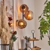 Ripoll Kogellampje, Wandlamp Duidelijk, Koperkleurig, 3-lichts
