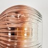 Ripoll Kogellampje, Wandlamp Duidelijk, Koperkleurig, 3-lichts