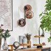 Ripoll Kogellampje, Wandlamp Duidelijk, Koperkleurig, 3-lichts