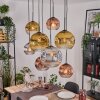 Ripoll Hanglamp, Kogellampje, Hanglamp Natuurlijke kleuren, Zwart, 8-lichts