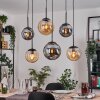 Gastor Hanglamp, Kogellampje, Hanglamp Amber, Rookkleurig, 6-lichts Gastor Hanglamp, Kogellampje, Hanglamp Amber, Rookkleurig, 6-lichts