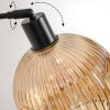 Ripoll Staande lamp, Booglampen Zwart, 1-licht