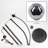 Ripoll Staande lamp Zwart, 1-licht