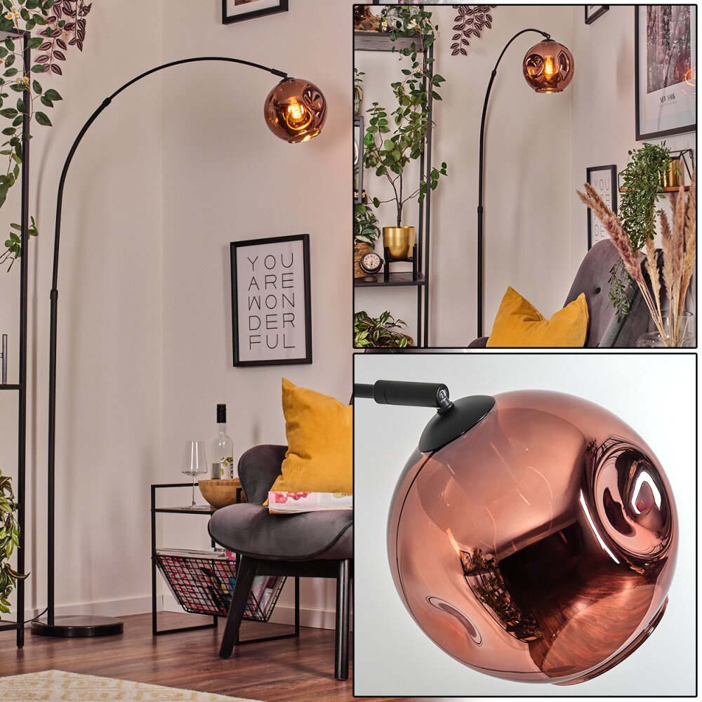 Ripoll Staande lamp Zwart, 1-licht main product photo