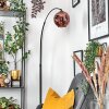 Ripoll Staande lamp, Booglampen Zwart, 1-licht