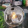 Ripoll Hanglamp, Kogellampje, Cluster hanglamp Duidelijk, Rookkleurig, 3-lichts