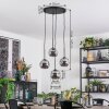 Ripoll Hanglamp, Kogellampje, Cluster hanglamp Rookkleurig, 4-lichts