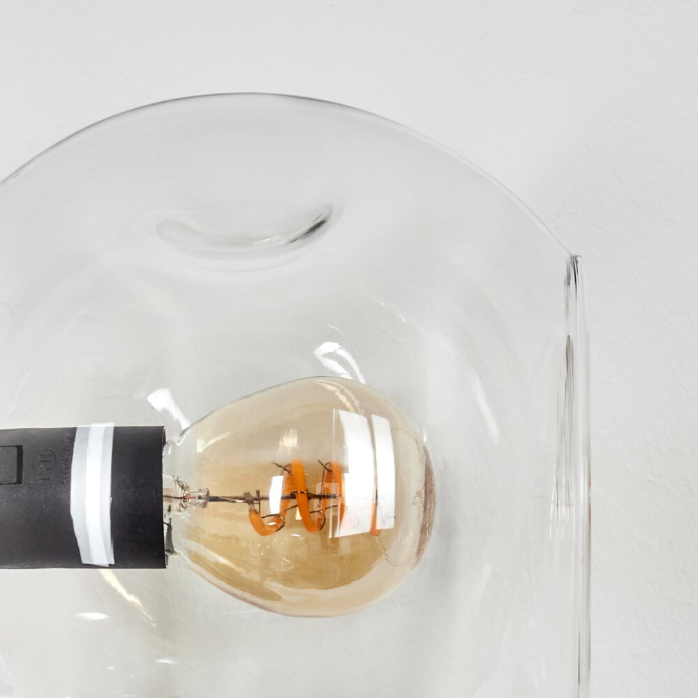 Ripoll Kogellampje, Wandlamp Amber, Duidelijk, Rookkleurig, 3-lichts