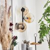 Gastor Kogellampje, Wandlamp Amber, Duidelijk, 3-lichts