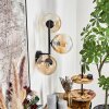 Gastor Kogellampje, Wandlamp Amber, Duidelijk, 3-lichts