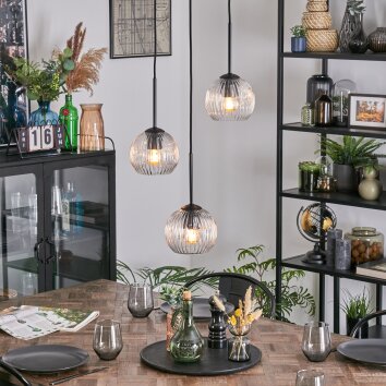 Ripoll Hanglamp, Kogellampje, Cluster hanglamp Duidelijk, 3-lichts