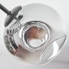 Ripoll Plafondlamp, Kogellampje Chroom, Duidelijk, Rookkleurig, 7-lichts