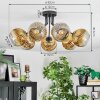 Ripoll Plafondlamp, Kogellampje Goud, Duidelijk, 7-lichts