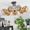 Ripoll Plafondlamp, Kogellampje Goud, Duidelijk, 7-lichts