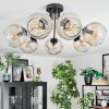 Ripoll Plafondlamp, Kogellampje Amber, Duidelijk, 7-lichts