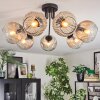 Ripoll Plafondlamp, Kogellampje Amber, Duidelijk, 7-lichts