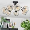 Ripoll Plafondlamp, Kogellampje Amber, Duidelijk, 7-lichts