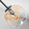 Koyoto Plafondlamp, Kogellampje 82 cm Amber, Duidelijk, Rookkleurig, 7-lichts