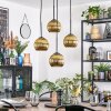 Koyoto Hanglamp, Kogellampje, Cluster hanglamp Goud, 4-lichts