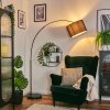 Soungou Staande lamp Chroom, Zwart, 1-licht