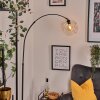 Ripoll Staande lamp, Booglampen Zwart, 1-licht