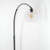 Ripoll Staande lamp, Booglampen Zwart, 1-licht