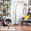 Ripoll Staande lamp Zwart, 1-licht