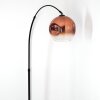 Ripoll Staande lamp, Booglampen Zwart, 1-licht
