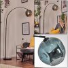 Ripoll Staande lamp Zwart, 1-licht