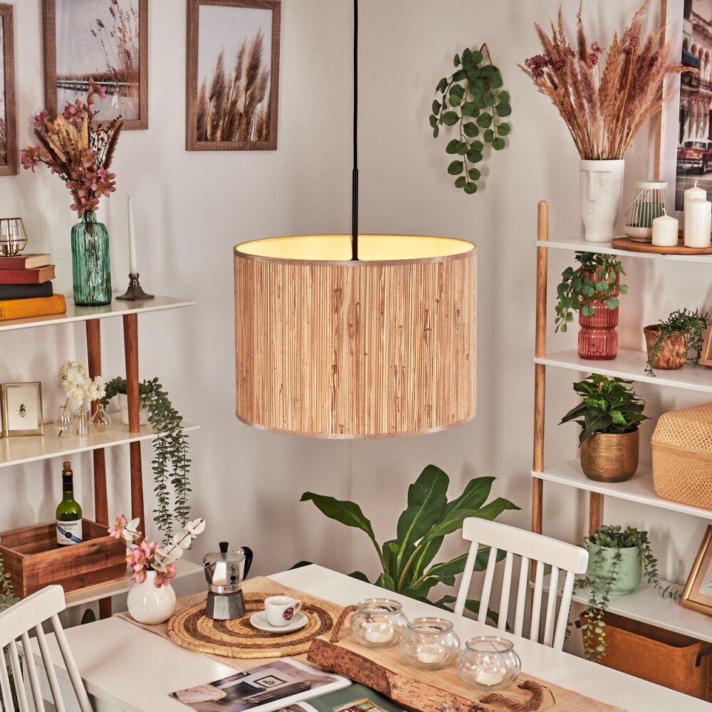 Bongal Hanglamp, Hanglamp Bruin, Natuurlijke kleuren, 1-licht main product photo