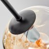 Ripoll Plafondlamp, Kogellampje Amber, 5-lichts