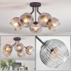 Ripoll Plafondlamp, Kogellampje Duidelijk, Rookkleurig, 5-lichts