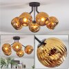 Ripoll Plafondlamp, Kogellampje Goud, 5-lichts