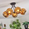 Ripoll Plafondlamp, Kogellampje Goud, 5-lichts