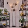 Ripoll Kogellampje, Staande lamp Chroom, Rookkleurig, 3-lichts