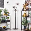 Ripoll Kogellampje, Staande lamp Chroom, Rookkleurig, 3-lichts