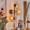 Koyoto Kogellampje, Wandlamp Amber, Duidelijk, 3-lichts