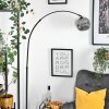 Ripoll Staande lamp, Booglampen Zwart, 1-licht