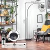 Ripoll Staande lamp, Booglampen Zwart, 1-licht