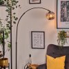 Ripoll Staande lamp, Booglampen Zwart, 1-licht